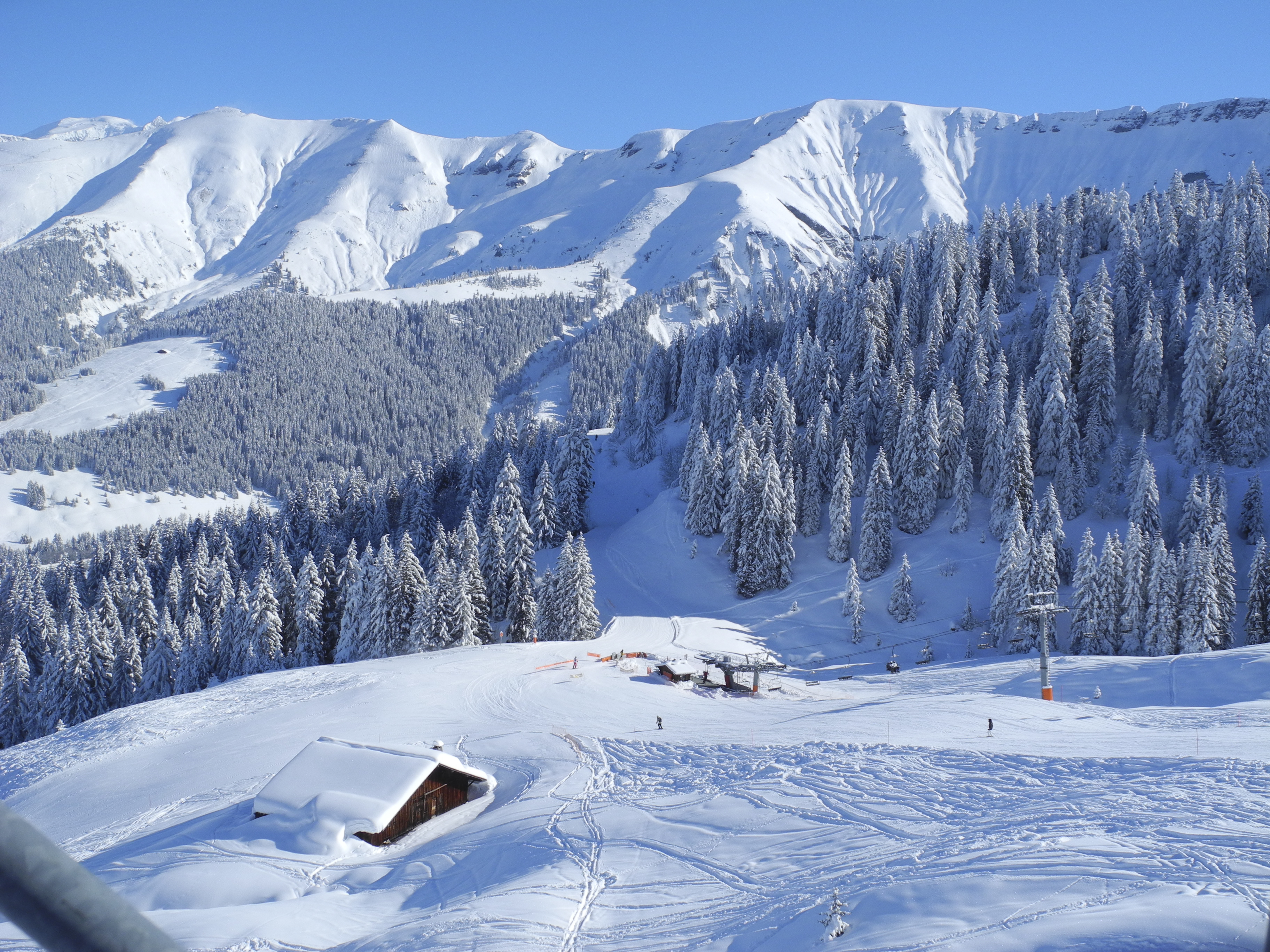 French alps, Megeve, Top resort, France, Skipodium